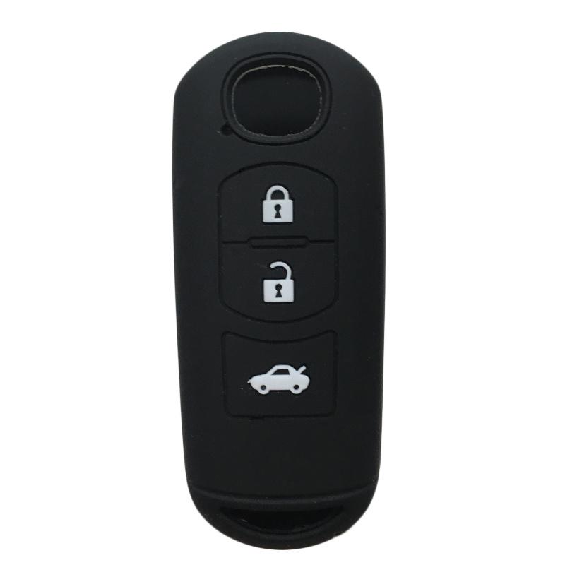 Silicone Key Case For Mazda 2 CX-5 Axela Atenza CX-7 CX-9 CX-3 CX-4 CX-8 MX5 M2 M3 M5 M6 GT For Fiat 124 Smart Key Cover Shell