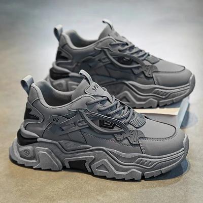 Męskie buty jesienne nowe oddychające białe buty męskie modne buty sportowe casualowe do biegania buty dla taty