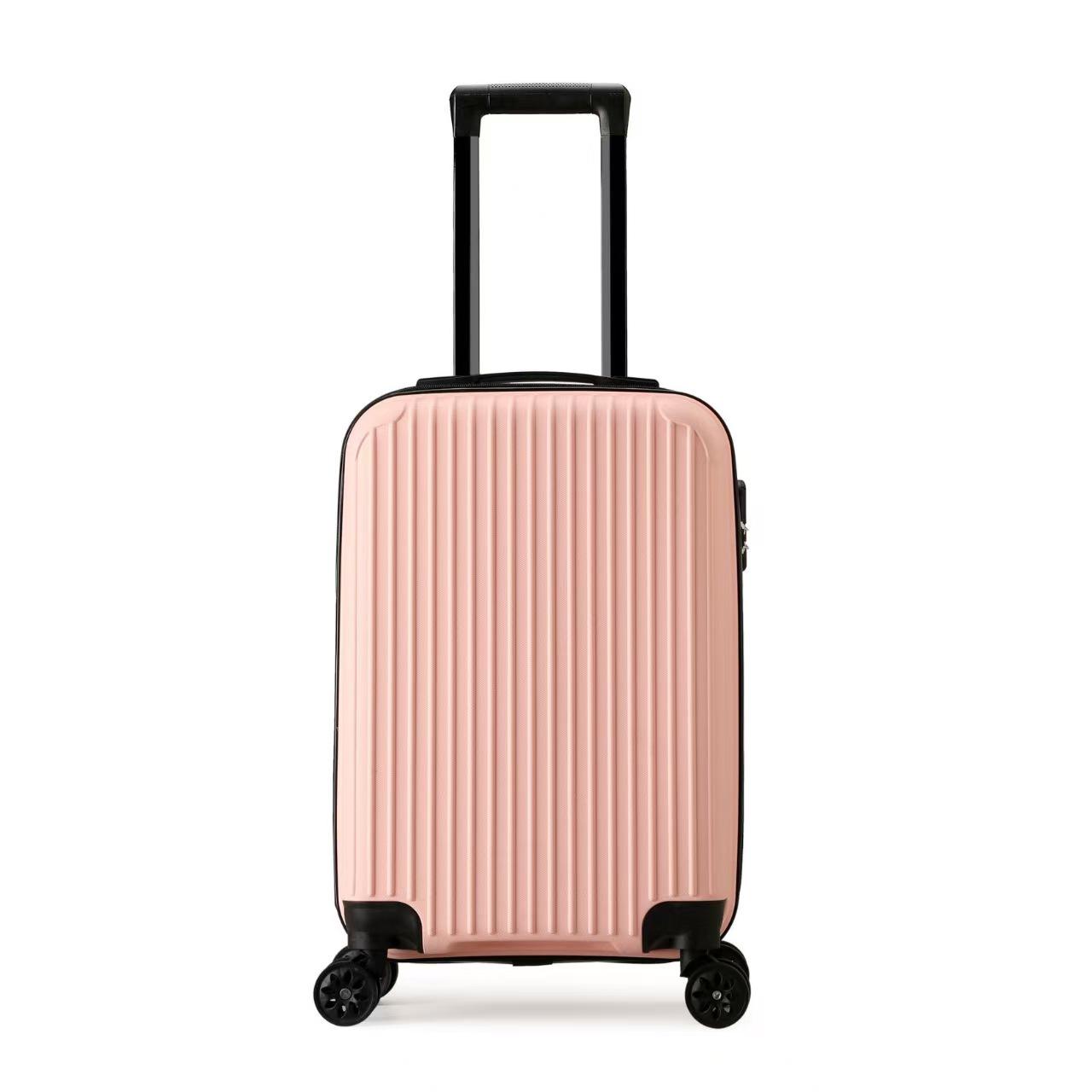 

20-Inch Spinner Suitcase with Half-Open Compartment, Available in Various Colors and Styles, Ideal for Business Trips