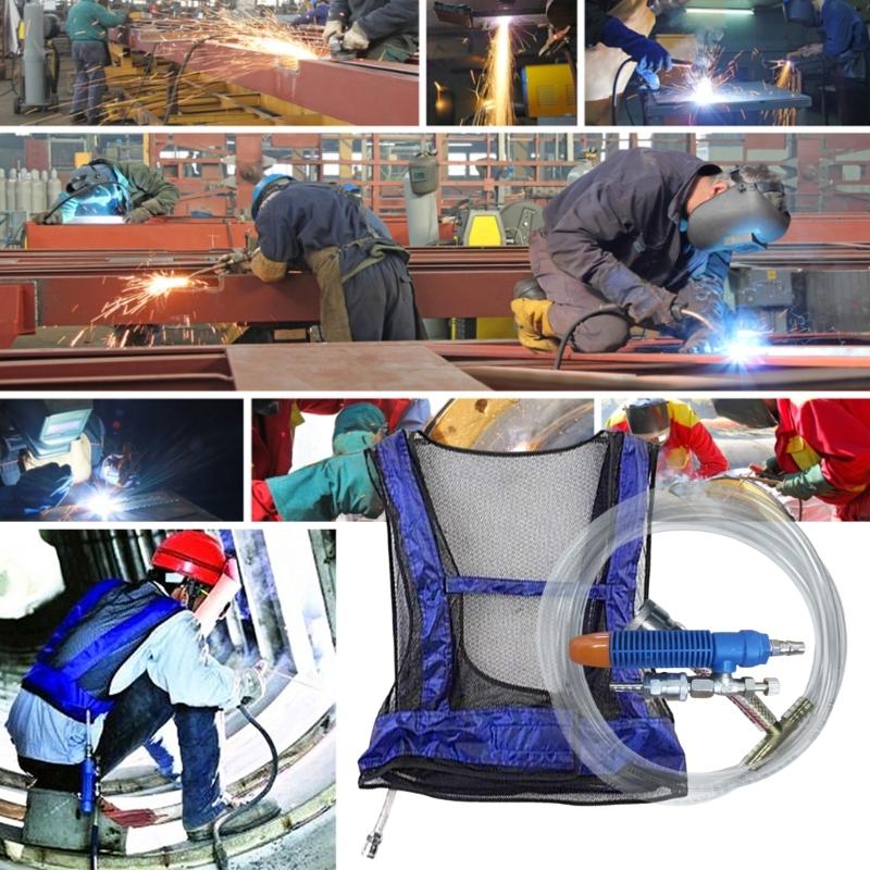 Multipurpose Industrial Cooling Accessory Portable for Construction Workers and Welders Features Sturdy Nylon Materials