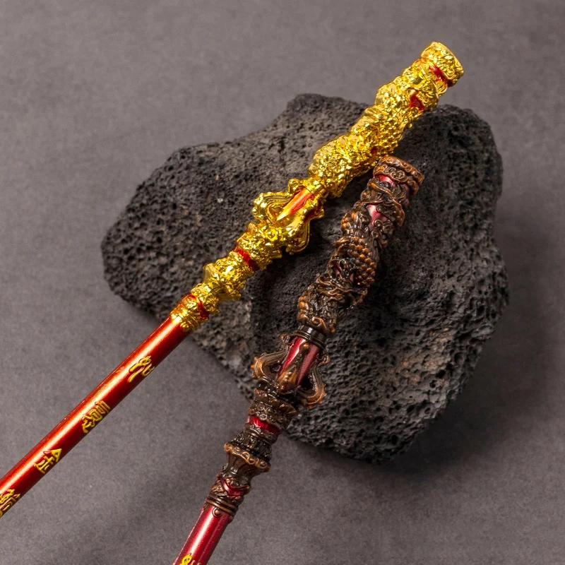 New 30cm Black Myth: WuKong Weapon Sun Wukong Monkey King Bar Metal Elite Carved Swords Game Peripherals Festival Gifts Toys Kid