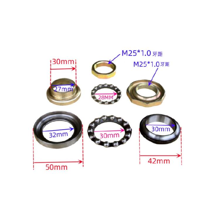GY6-125 Motorcycle Steering Pressure Ball Direction Column Bearing For Metric for KYMCO GY6 125 150 125cc 150cc Moped Scooter