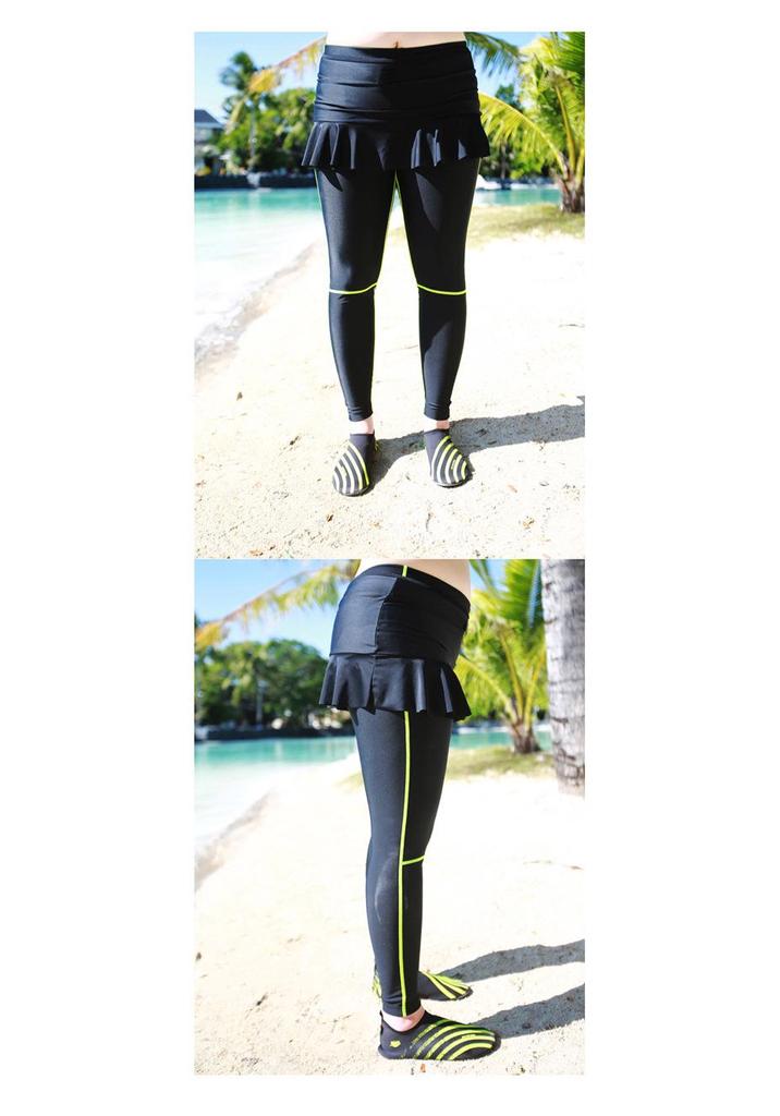 Women's Plus Size Two-Piece Quick Dry Snorkel & Diving Suit with Long Sleeves & Pants