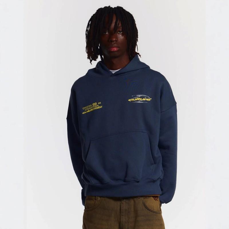 Coldcu 26FW New Boxy Hoodie Heavy Cotton Long Sleeve Hooded Sweatshirt Men Women