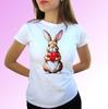 Rabbit Heart Kids Boys T-Shirt Top Cute Bunny Love Art Gift S S Kids Baby Sizes