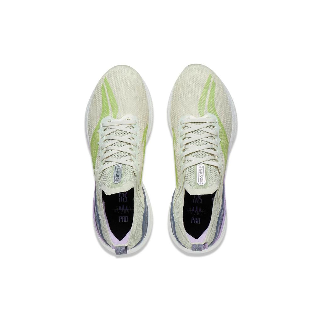 Li Ning Yue Ying 3.0 Pro Fabric Round Toe Lace-Up Thick Sole Lightweight Shock Absorbing Wear-Resistant Low-Top Running Shoes Men sneaker ARHT017-11