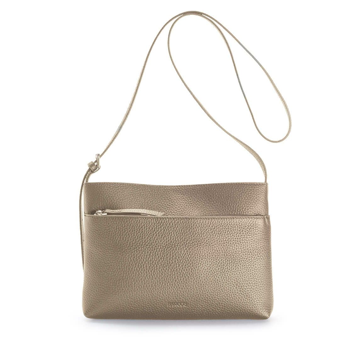 

Shrink Leather ONE Taupe [Barcos] Pochette, Horizontal, Women s, SIZE,
