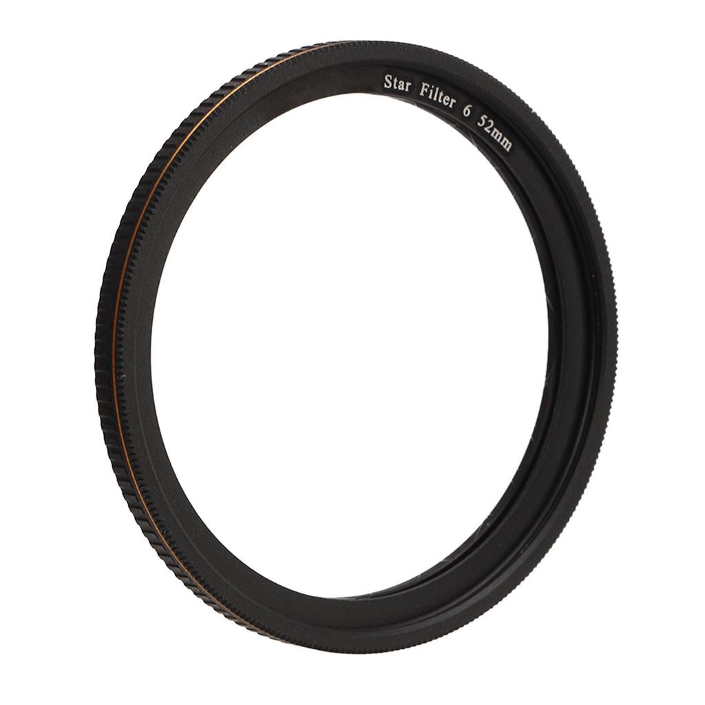 Star Filter 6 Line High Definition Coating Screen Effect Filter for Camera