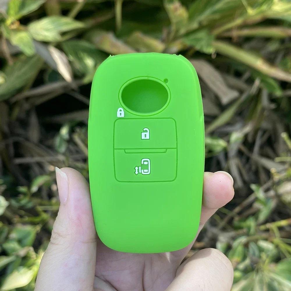 Rubber Car Key Fob Cover Silicone Protector Case Shell for Toyota RAIZE for Daihatsu Rocky 3 Buttons Auto Key Chain Accessories