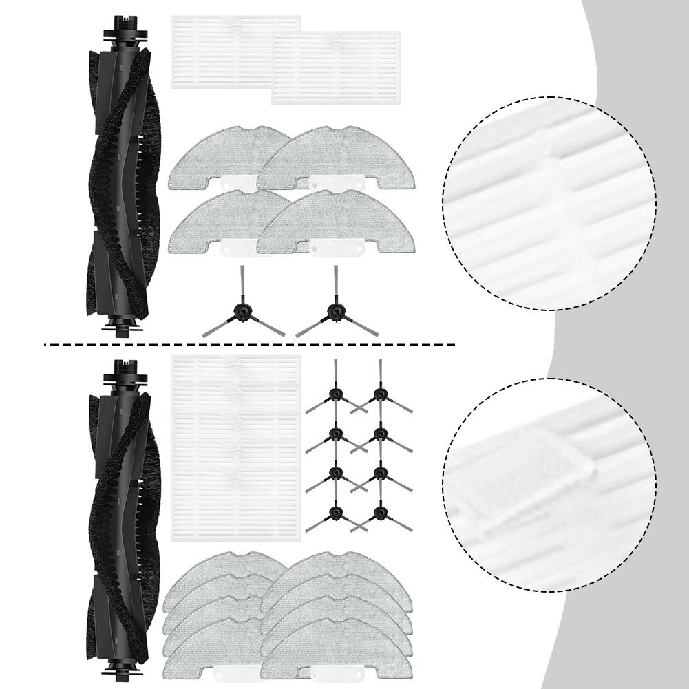 Main Side Brush Filter Mop Cloth Kit For Cleanova Vexilar W9 W11 W15 Robot Vacuum Cleaner Replacement Parts Accessories