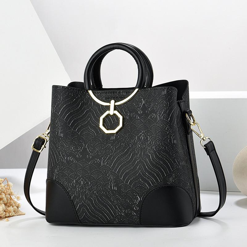 Chic Casual Shoulder Bag In Gold Khaki Beige Blue And Black For Moms On The Go