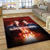SPN Newest Supernatural Dean Sam 3D Carpet Rug for Bedroom Living Room Home Sofa Decoration,Children Game Large Decor Floor Mat