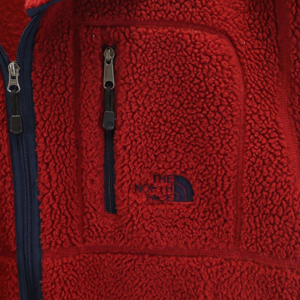 THE NORTH FACE Fleece jacket L Red series NA-1202 Outdoor Men's Used