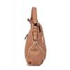 Bag - Thierry Mugler - Etoile 3 - Taupe - Textured Leather - Zipped - Woman