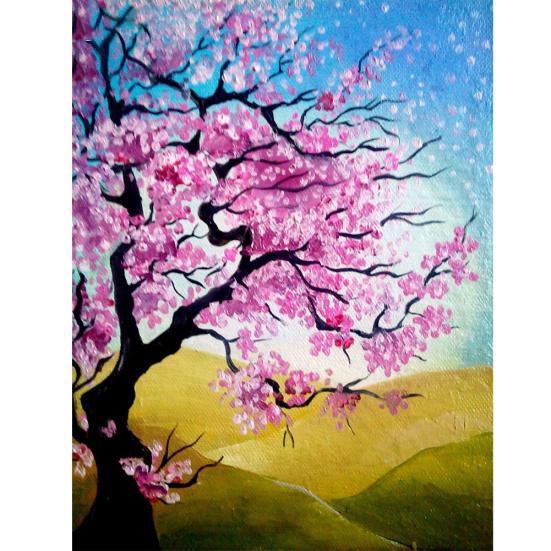 

Фэнтези дерево пейзаж узор 5D Diy Алмазная картина 3D Алмазная вышивка украшение дома изысканный подарок Square 30x40cm