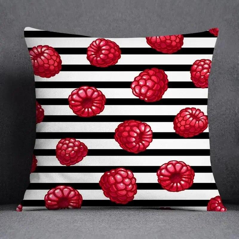 45x45cm Fruit pattern Home Decoration pillowcase Living Room Sofa Seat Office  Cushion  cover