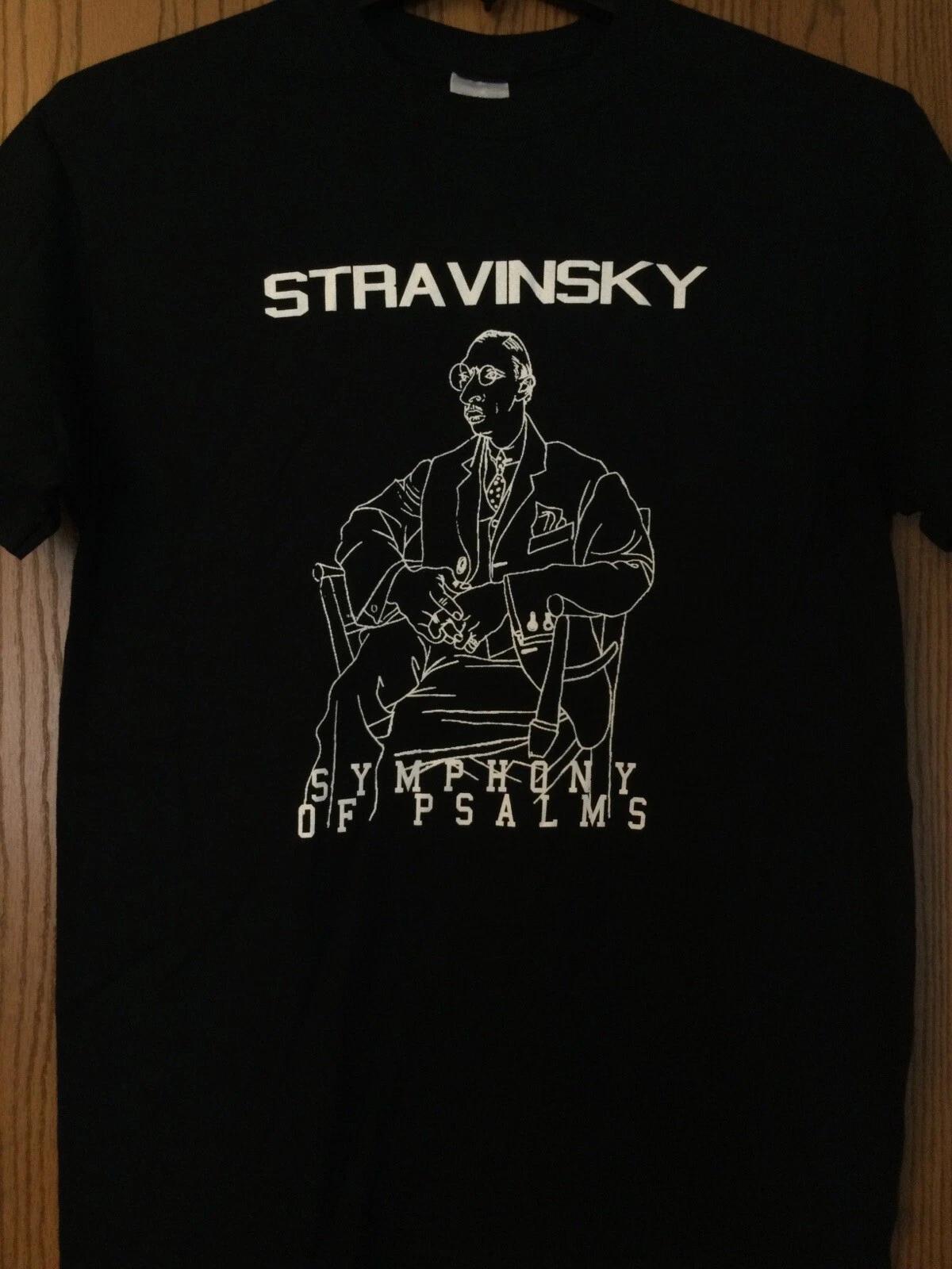 Stravinsky - “Symphony Of Psalms” - (1930 Choral Symphony) - Black Shirt - M 2XL