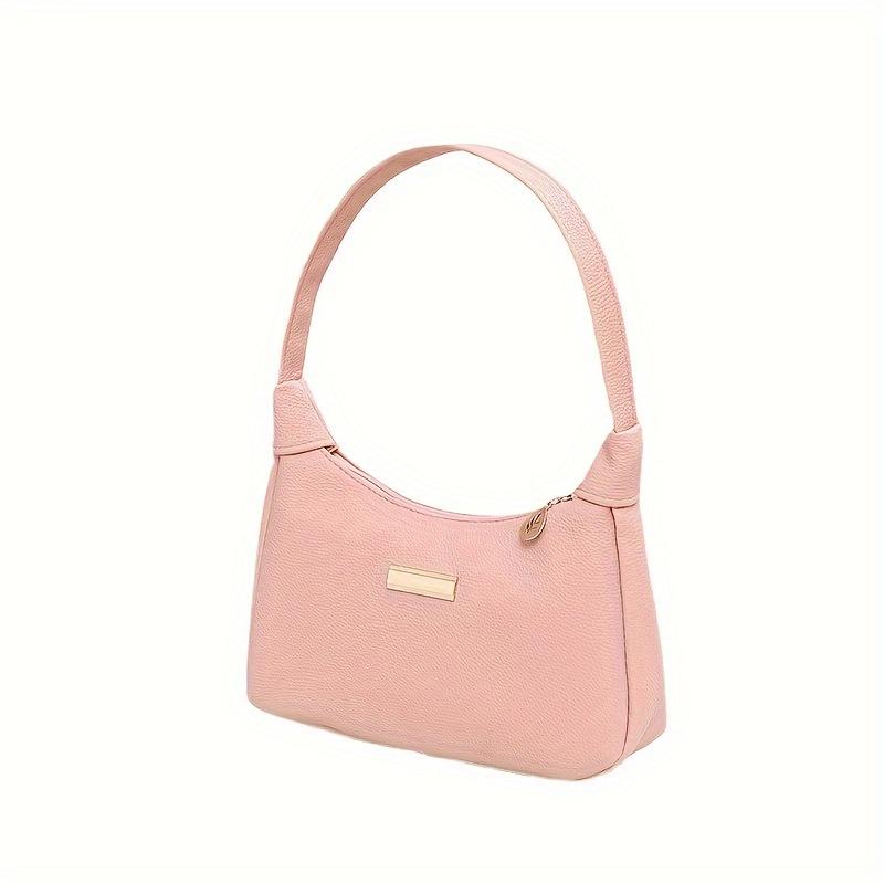Chic Purse Elegant Women's Underarm Purse Chic Solid Color, Casual Phone Bag