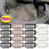 Wig Clips U-shape Metal Snap Claw Clip with Soft Rubber 9 Teeth Jewelry for Women Berets Caps Hair Pins DIY Accessories