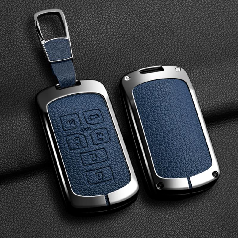 Zinklegierung 6-Tasten Auto Schlüsselanhänger Hülle Schale Halter Fob Für Toyota Sienna Se Tacom 2015 2016 2017 2018 2019 2020 Zubehör