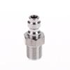 Quick Connect Valve 8mm Male Connector High Pressure Fitting Durable Leakproof Design for Hydraulic Systems