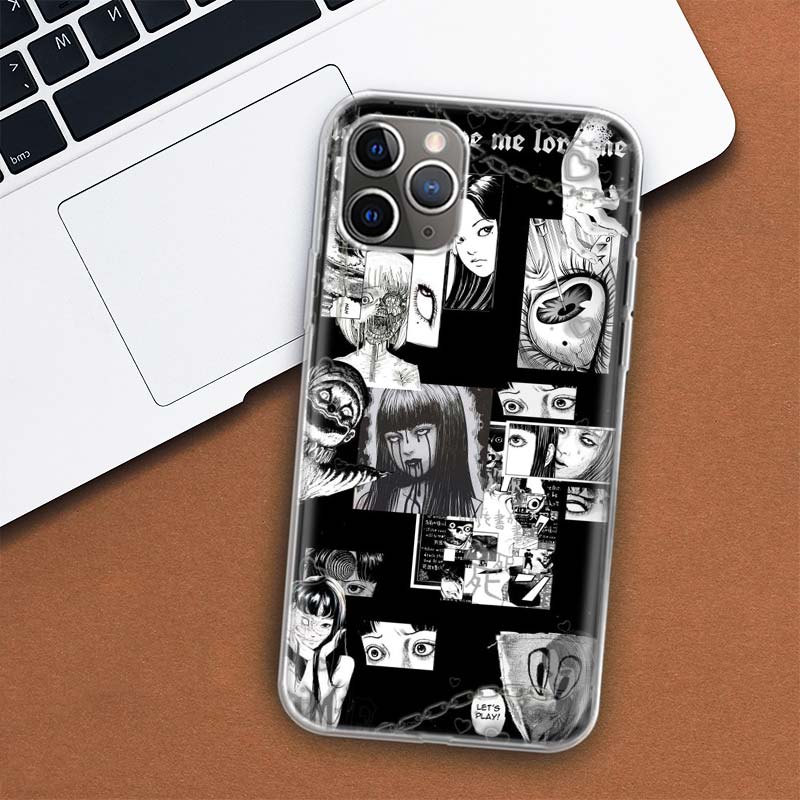Anime Junji Ito Terror Horror Phone Case For Apple iPhone 11 12 13 14 Pro 7 XR X XS Max 6 6S 8 Plus + Mini 5 SE Print Soft Cover
