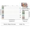 12 Month Wall Calendar 2026 Wall Mount with Label Stickers Annual Planner Non Laminated 30x20 In Full Year Calendar Office Use
