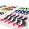 5 pairs/Tray Flexible False Eyelashes Extension Long Makeup Party Lashes  Women