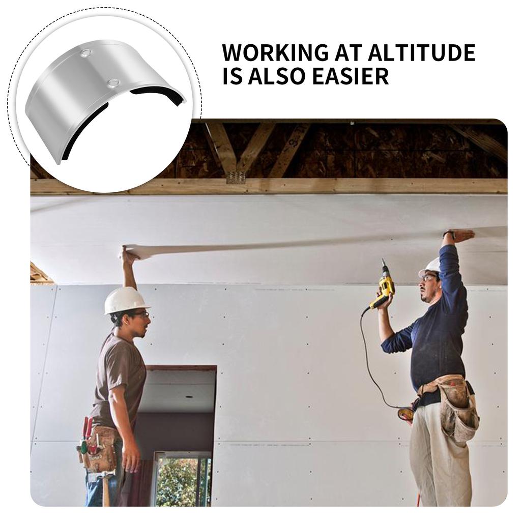 2PCS/Set Drywall Stilt Replacement Part Stilt Accessories Curved Plate for Fixed Legs Suitable for Home Improvement Plastering