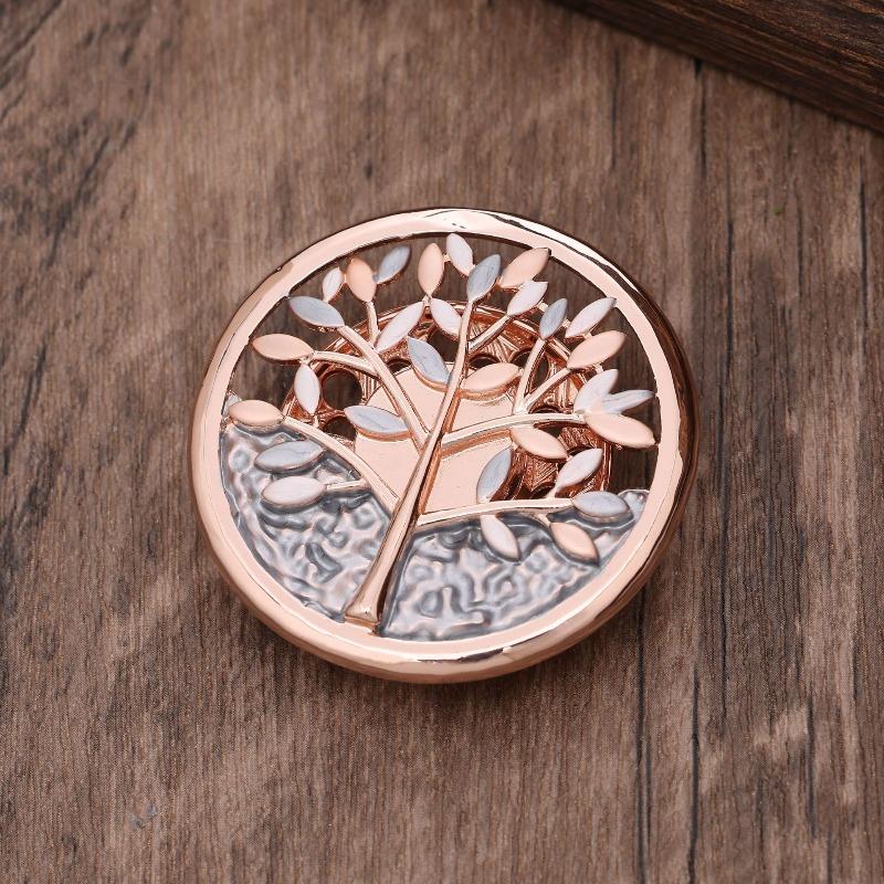 Heiß verkaufende emailierte geometrische Blume magnetische Brosche, modische kreative Blumenbrosche für Damen