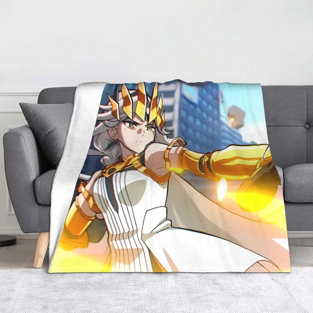 To Be Hero X Anime Blankets Flannel Spring Autumn  Multi-function Super Warm Throw Blanket for Home Outdoor Bedding Throws