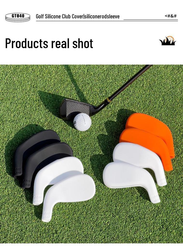 PGM Wear-Resistant Silicone Iron Headcovers – Protective Golf Club Pitching Wedge Cover