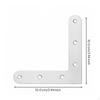 Stainless Steel Corner Brace, sturdyDuty L Shape, Furniture Support, Easy Installation Lshape 5x5cm