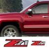 Pickup Body Side Decor Sticker Car Tailgate Bed Side Vinyl Decal Auto Accessories For Chevrolet Silverado Colorado 1500 2500 Z71
