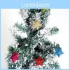 Exquisite Silver Star Hanging Decorations Set Of Six Stunning Ornaments For Holiday Celebrations