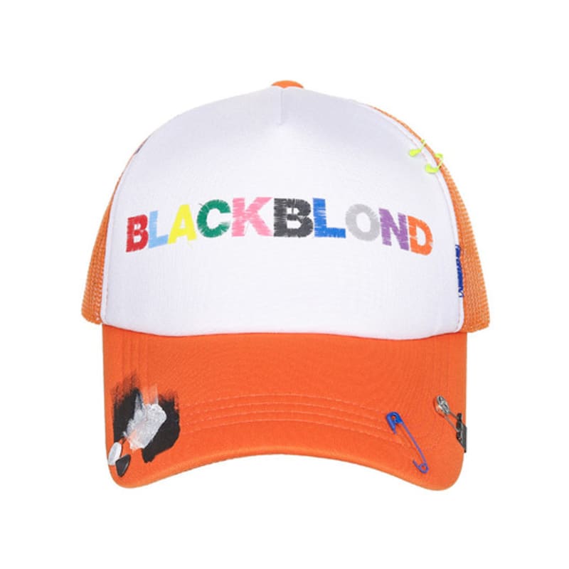 

BLACKBLOND BBD Uncover Colors Logo Trucker Mesh Cap (Orange) FREE