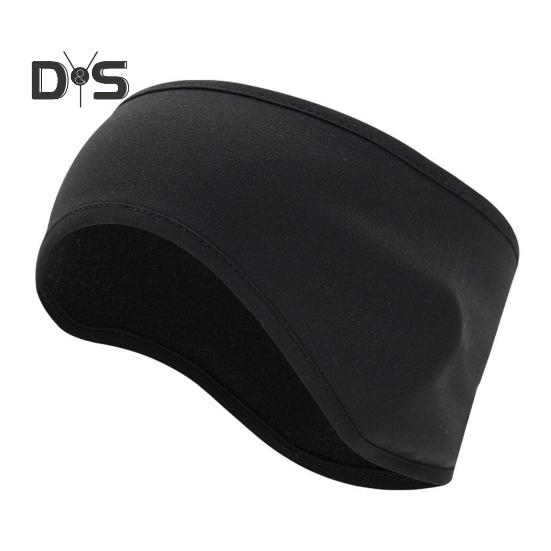 

Повязка на голову «конский хвост», зимняя теплая повязка на голову, эластичная повязка для йоги, спортивная повязка на голову для велоспорта, сноубординга, пешего туризма, бега чёрный