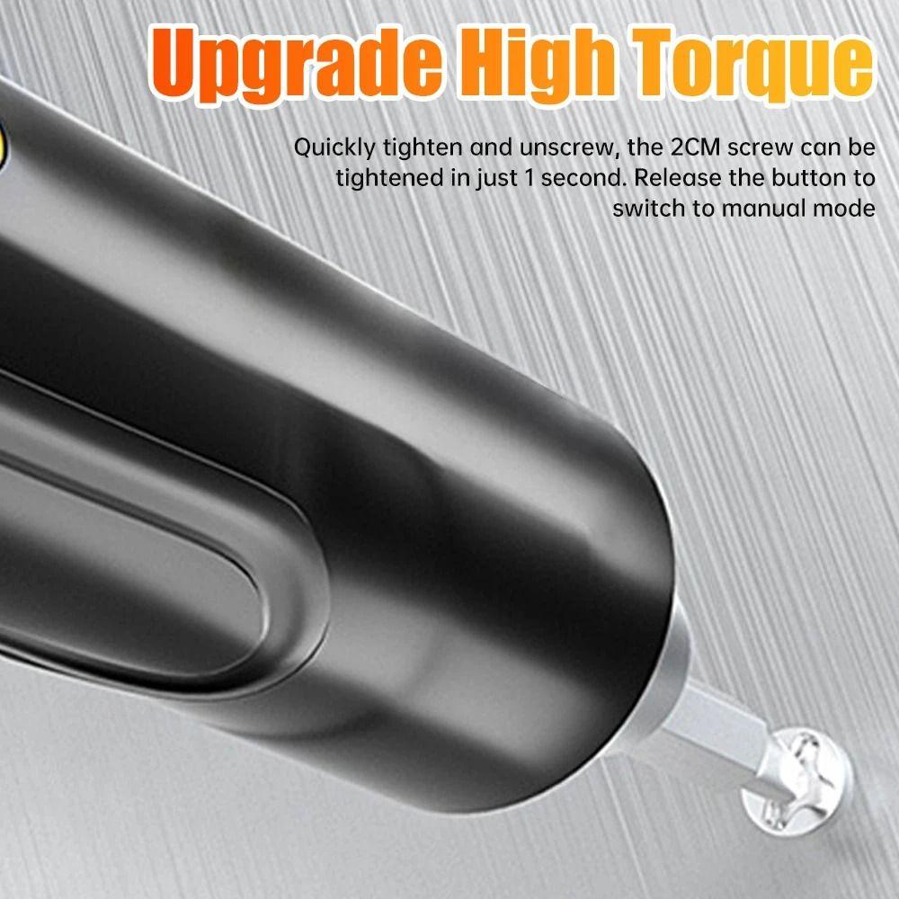 15Pcs Cordless Electric Screwdriver Set with 13Pcs Bit Hand Drill Power Tool Maintenance Repair