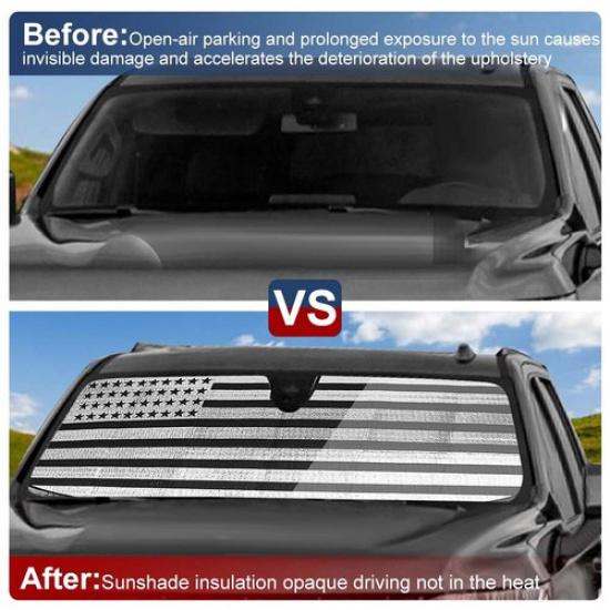 Foldable Windshield Sunshade Sun Visor Heat UV For Suburban Tahoe YUKON +