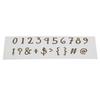 Digit Symbol Frame Metal Silvery Stencil Embossing Cutting Dies For Diy Scrapbooking Paper Album Cards Making