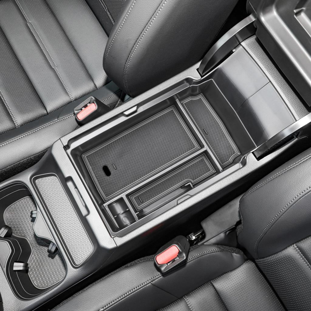 För Honda CRV 2025 2025 2025 2ST Mittkonsol Organizer Armstöd Förvaring Dold Låda Mittkonsolbricka Bil ABS-tillbehör