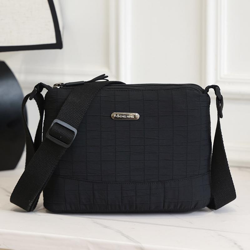 

Женская нейлоновая дорожная сумка большой вместимости 2024 года — легкая и модная сумка-мессенджер через плечо One Size