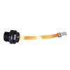 Type C 3.1 Male Plug Cable Threaded Connector Adapter 0.1meter Long for Industrial Use