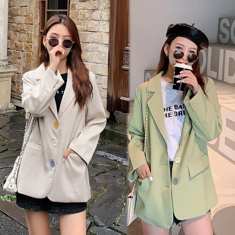 

2022 весенние блейзеры в британском стиле для женщин, формальные повседневные черные пальто с надрезами, куртки для офиса и работы для женщин