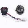 2 in 1 Bike SUV Horn Electric Horn LED 48/60V Universal Electric Motorcycle Horn Motorbike Replacement Electric Horn Car H9EE