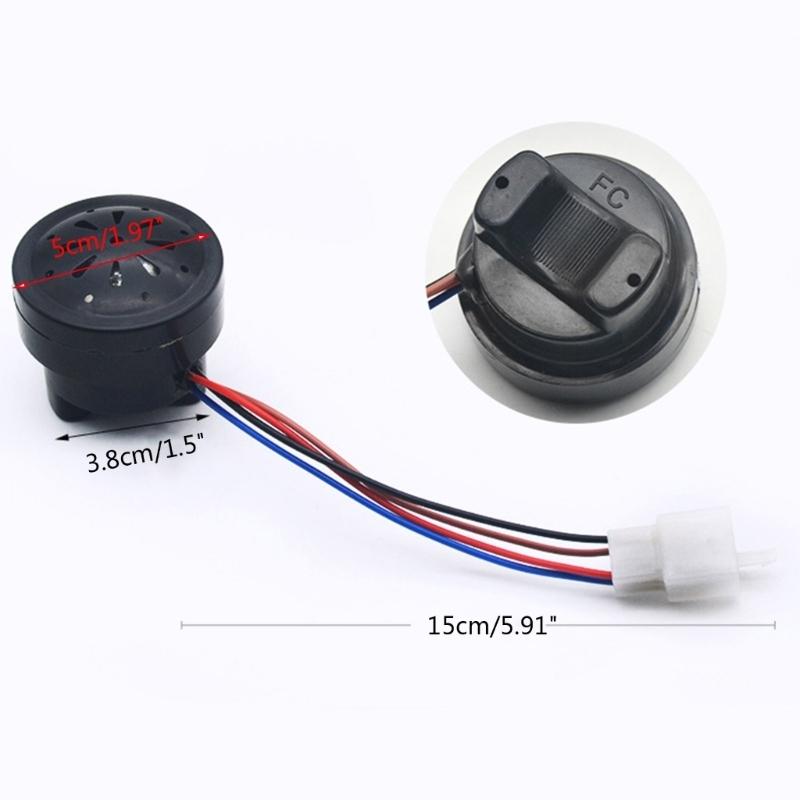 2 in 1 Bike SUV Horn Electric Horn LED 48/60V Universal Electric Motorcycle Horn Motorbike Replacement Electric Horn Car H9EE