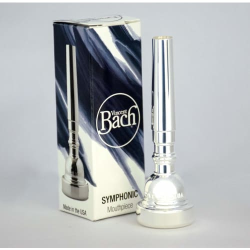 Bach Symphonic Trumpet Mouthpiece, 2C/25/24, Silver-Plated Finish