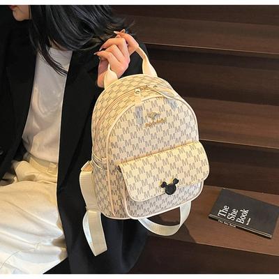 Backpack Women's New Spring and Summer Fashion Versatile School Bag Leisure Travel Bucket Backpack Women's Bag