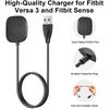 Přenosný USB magnetický nabíjecí dokovací adaptér pro Fitbit Versa 3 Rychlonabíjecí napájecí kabel pro Fitbit Sense Příslušenství pro chytré hodinky