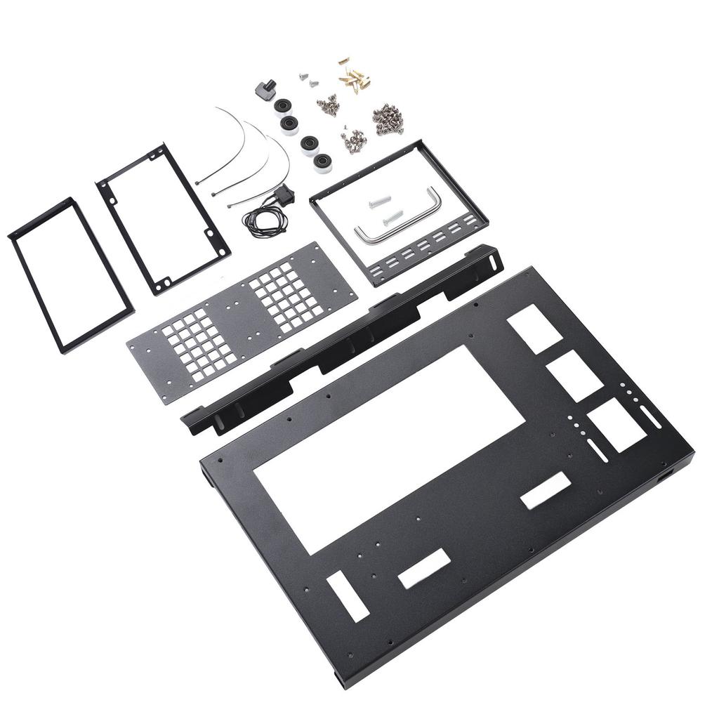 DIY Computer Motherboard Case Rack Powerful Cooling Steel Plate ATX M ATX ITX Gaming PC Case Open Frame with Handle